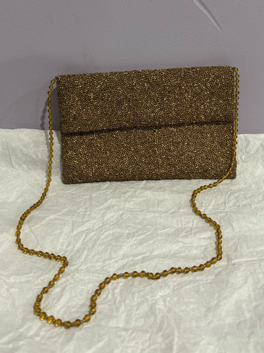 Vintage Beaded Moyna Clutch